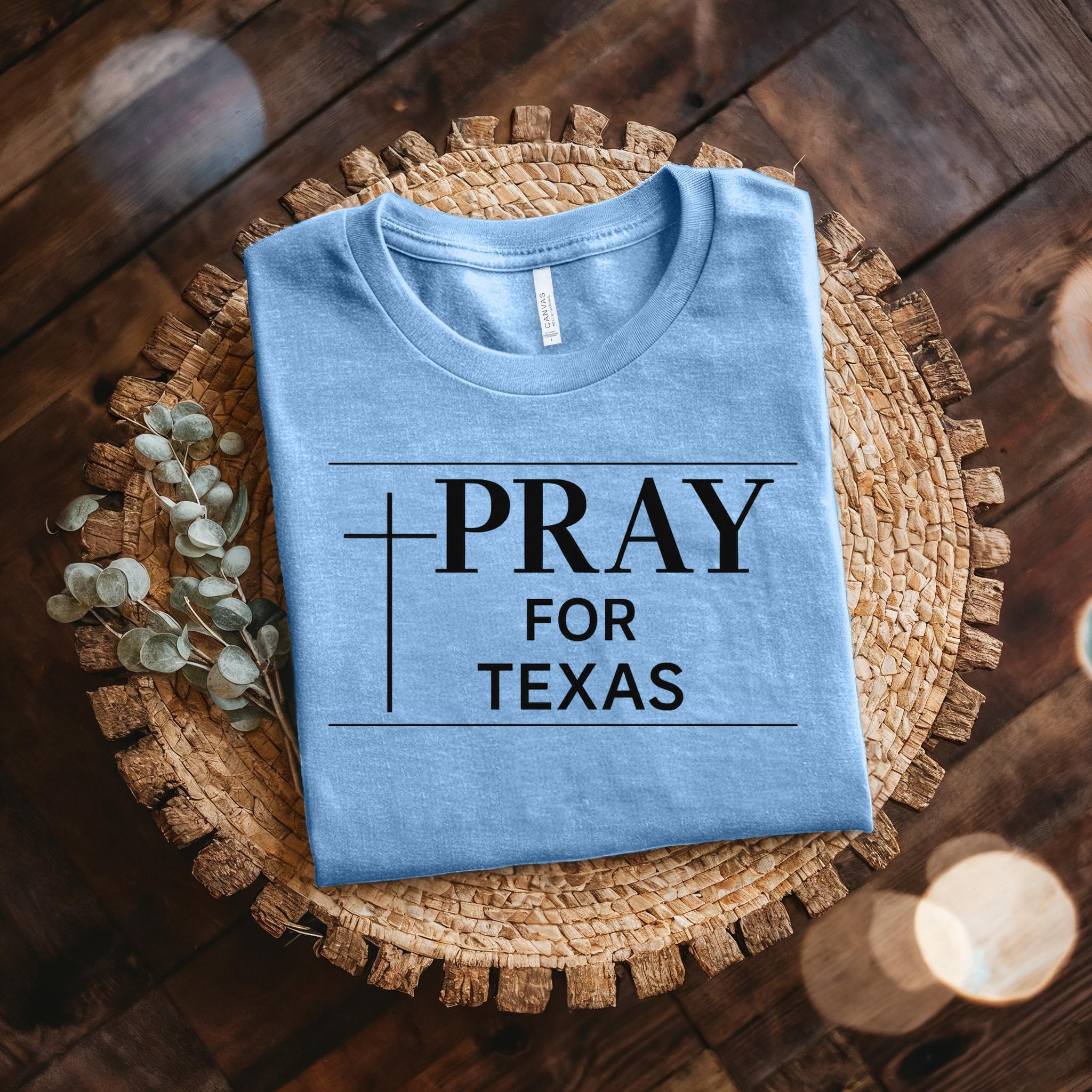 Texas Strong When You Go Through Deep Waters, I Will Be With You Print T-Shirt
