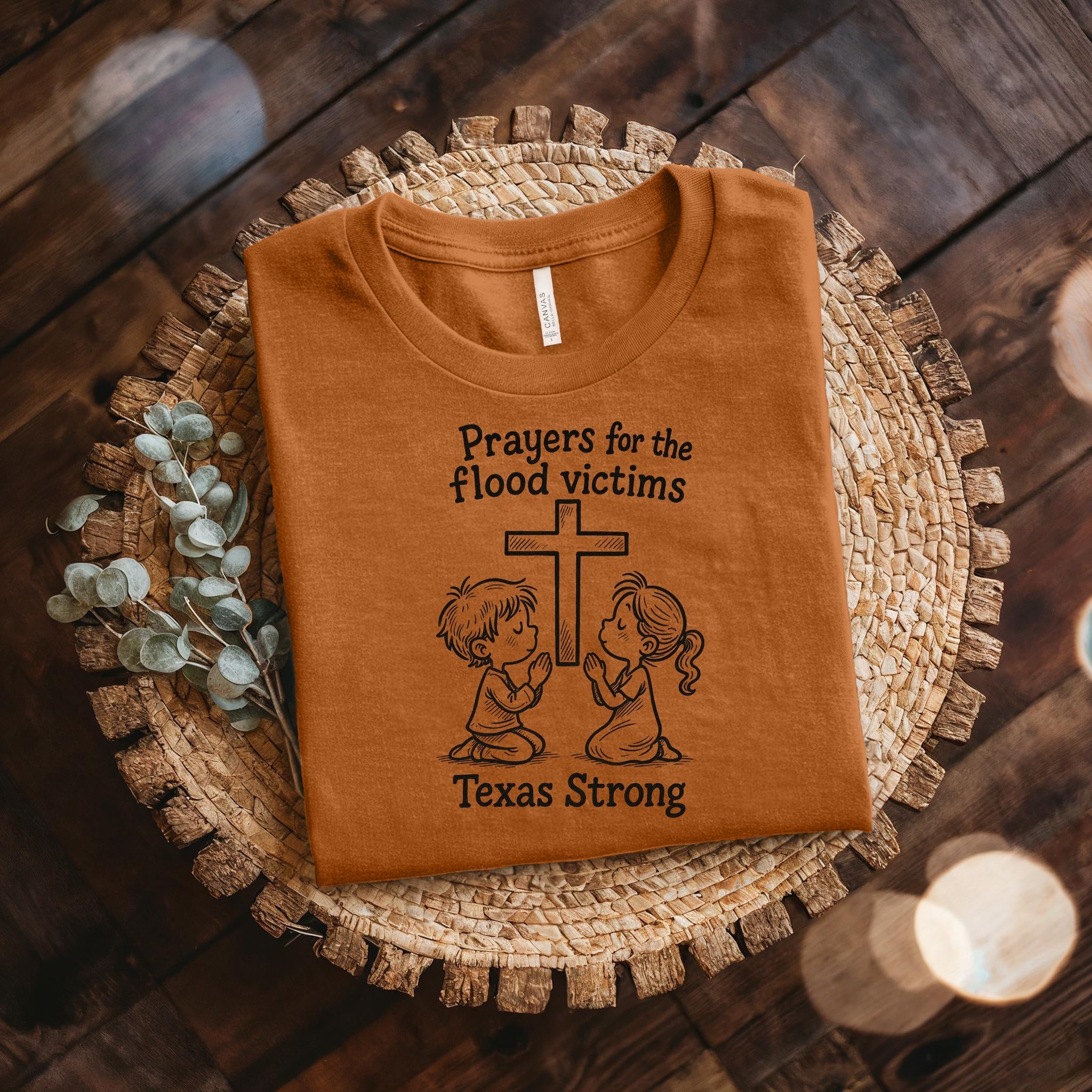 Texas Strong Texas Our Texas Print T-Shirt