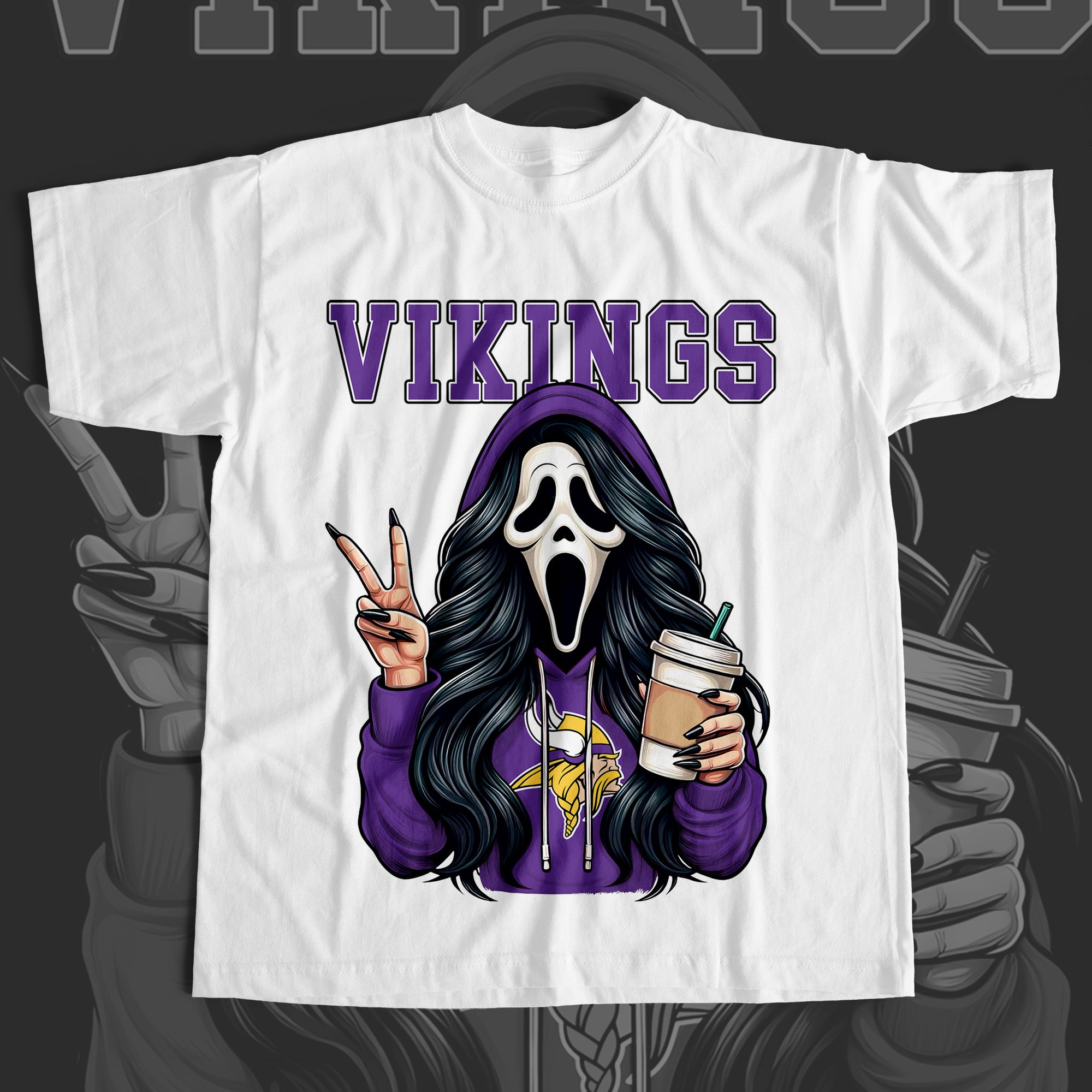 Ghostface Scream VIKINGS T-shirt