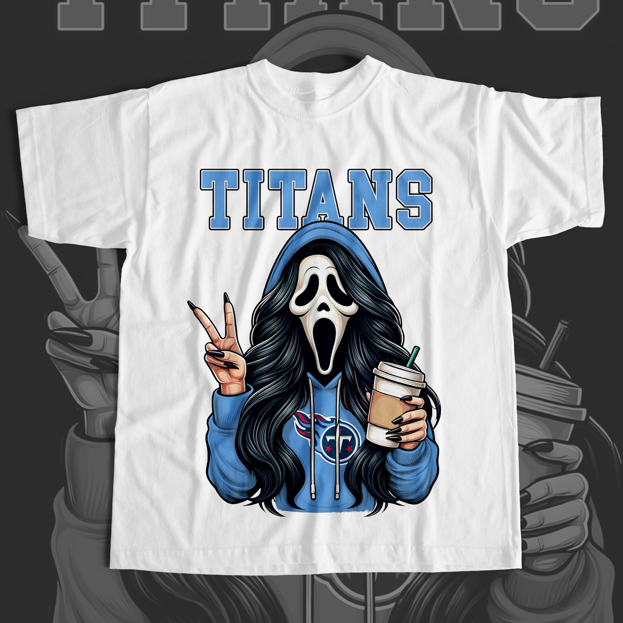 Ghostface Scream TITANS T-shirt