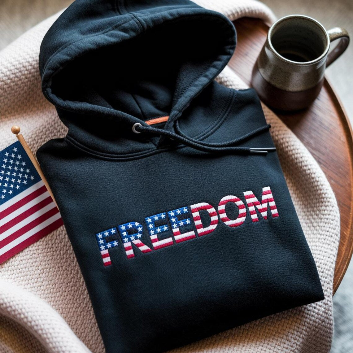 Embroidered Charlie Kirk Freedom USA,Freedom T-shirt,Sweatshirt,Hoodie