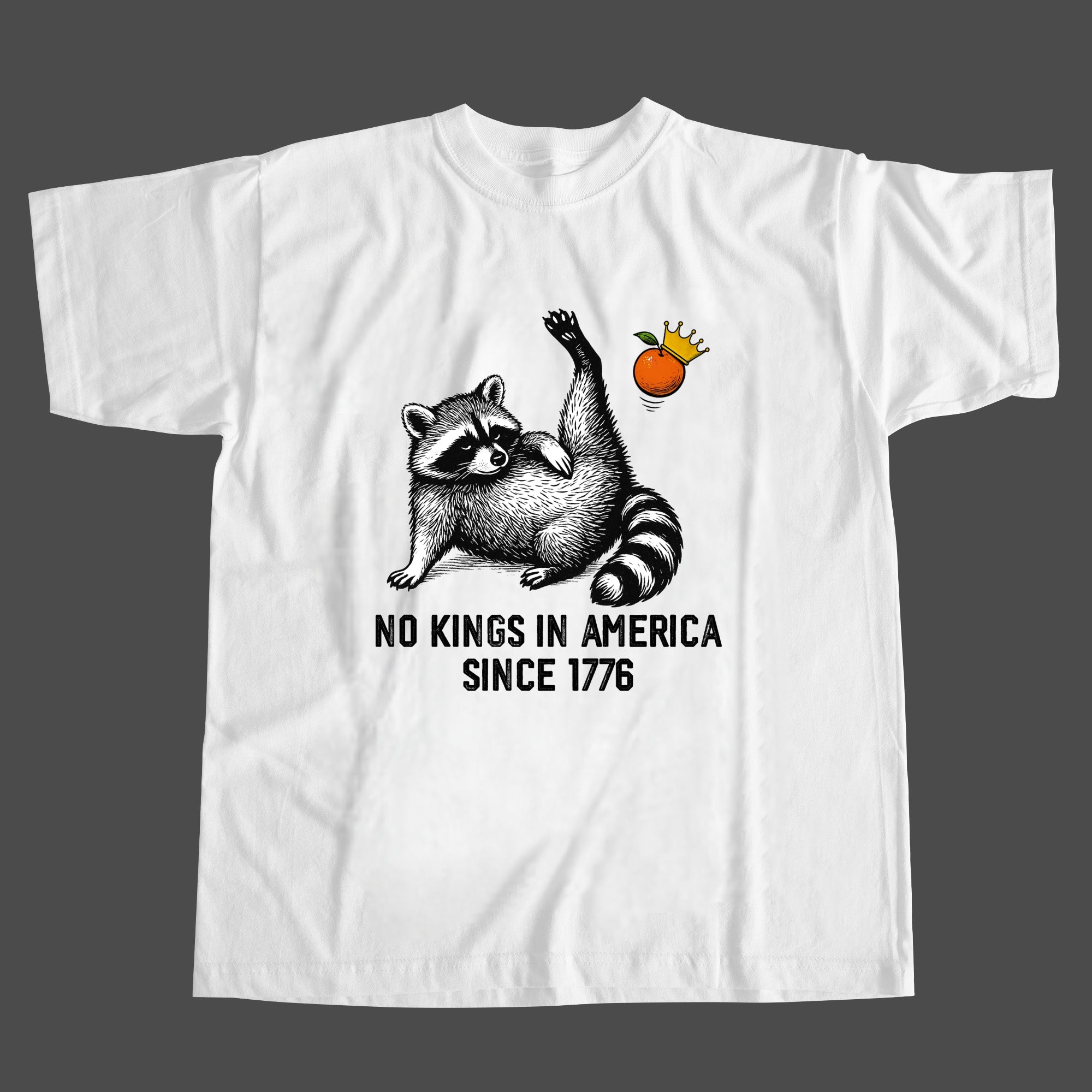 America Has No Kings Print T-Shirt