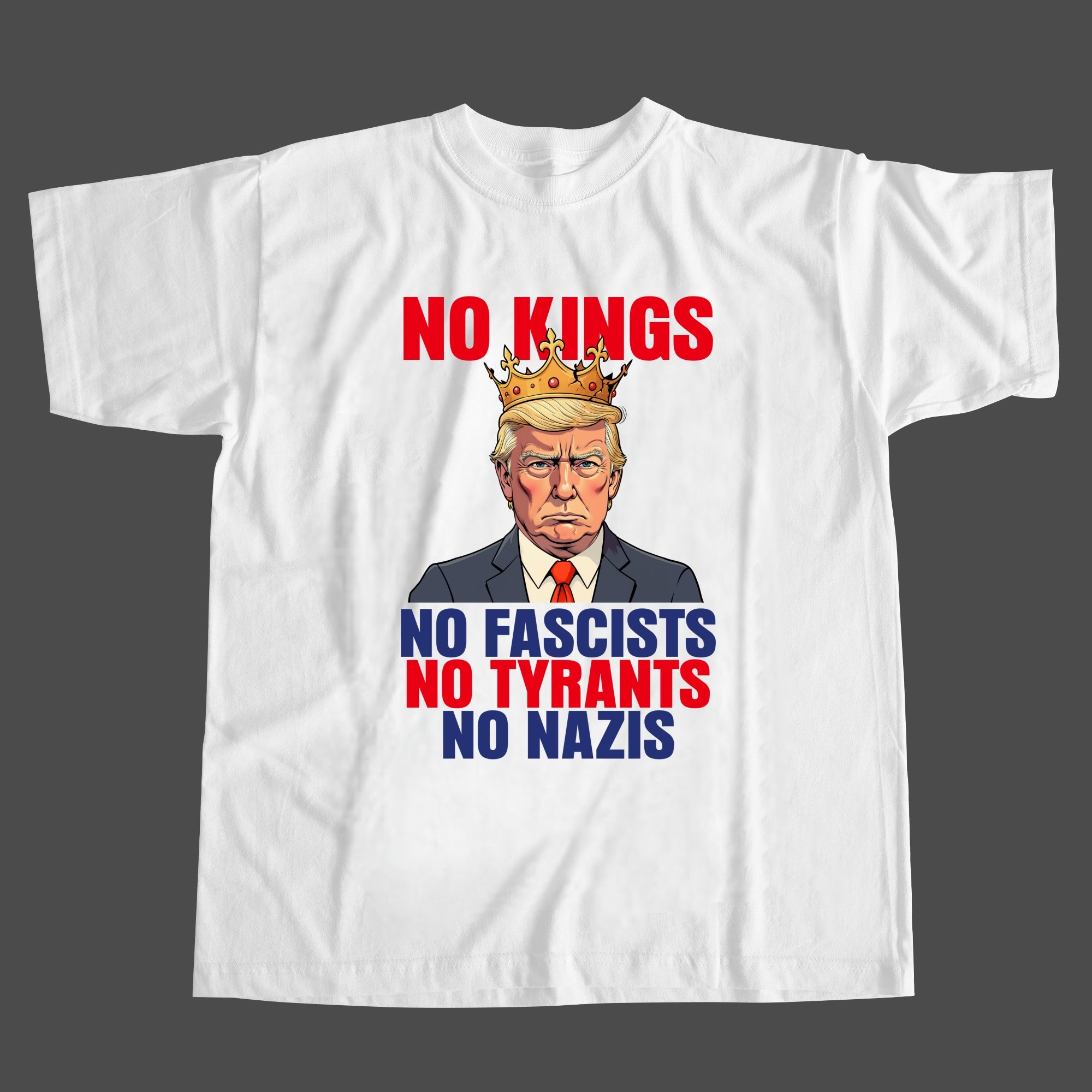 America Has No Kings Print T-Shirt