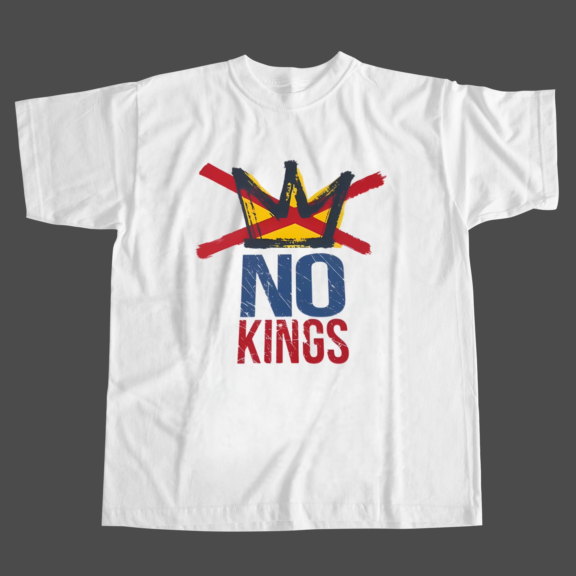 America Has No Kings Print T-Shirt