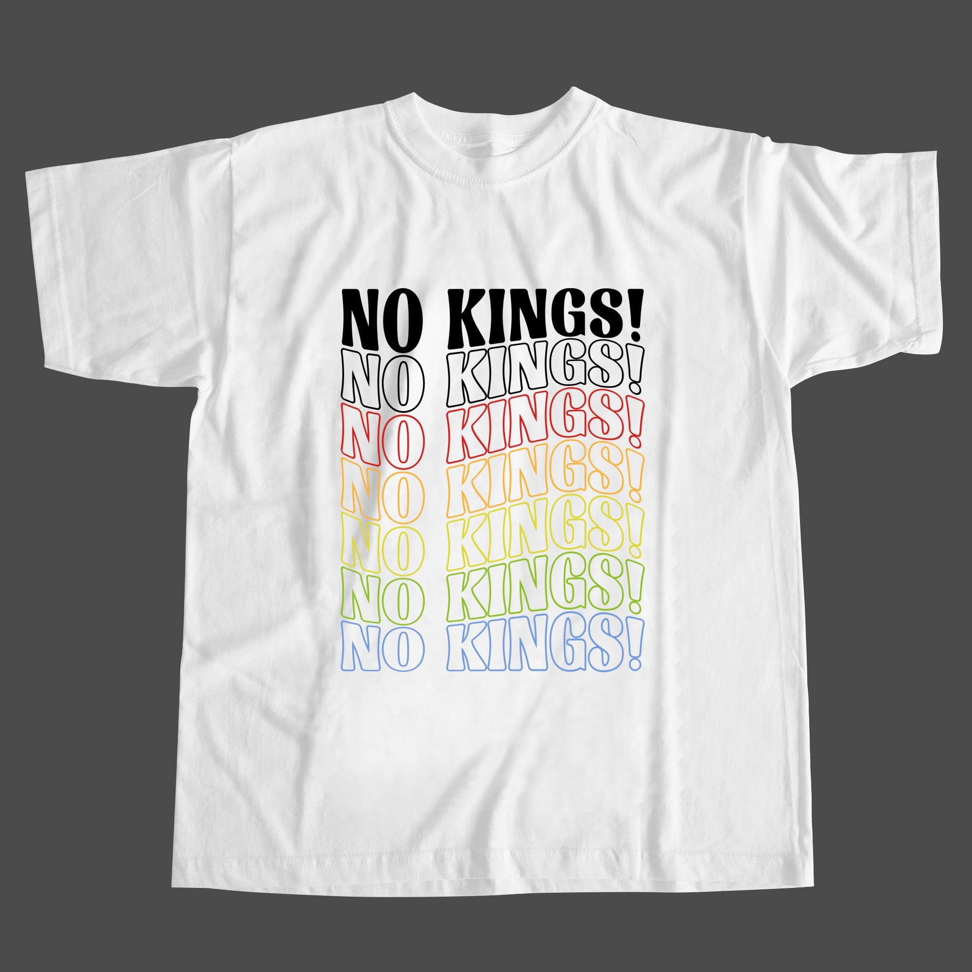 America Has No Kings Print T-Shirt