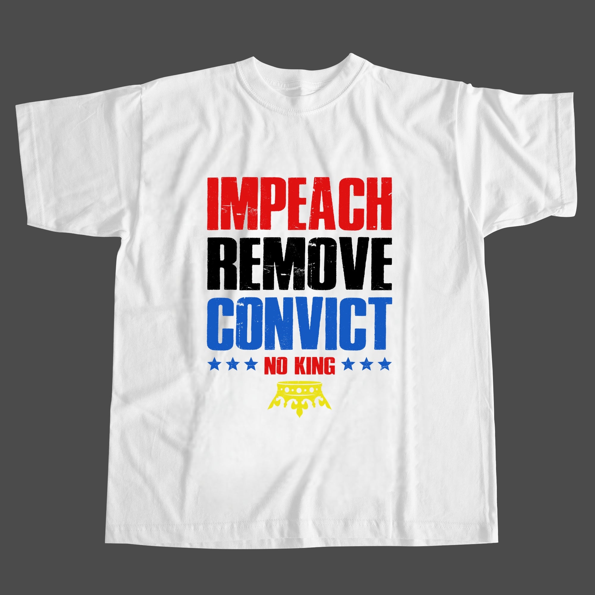 America Has No Kings Print T-Shirt