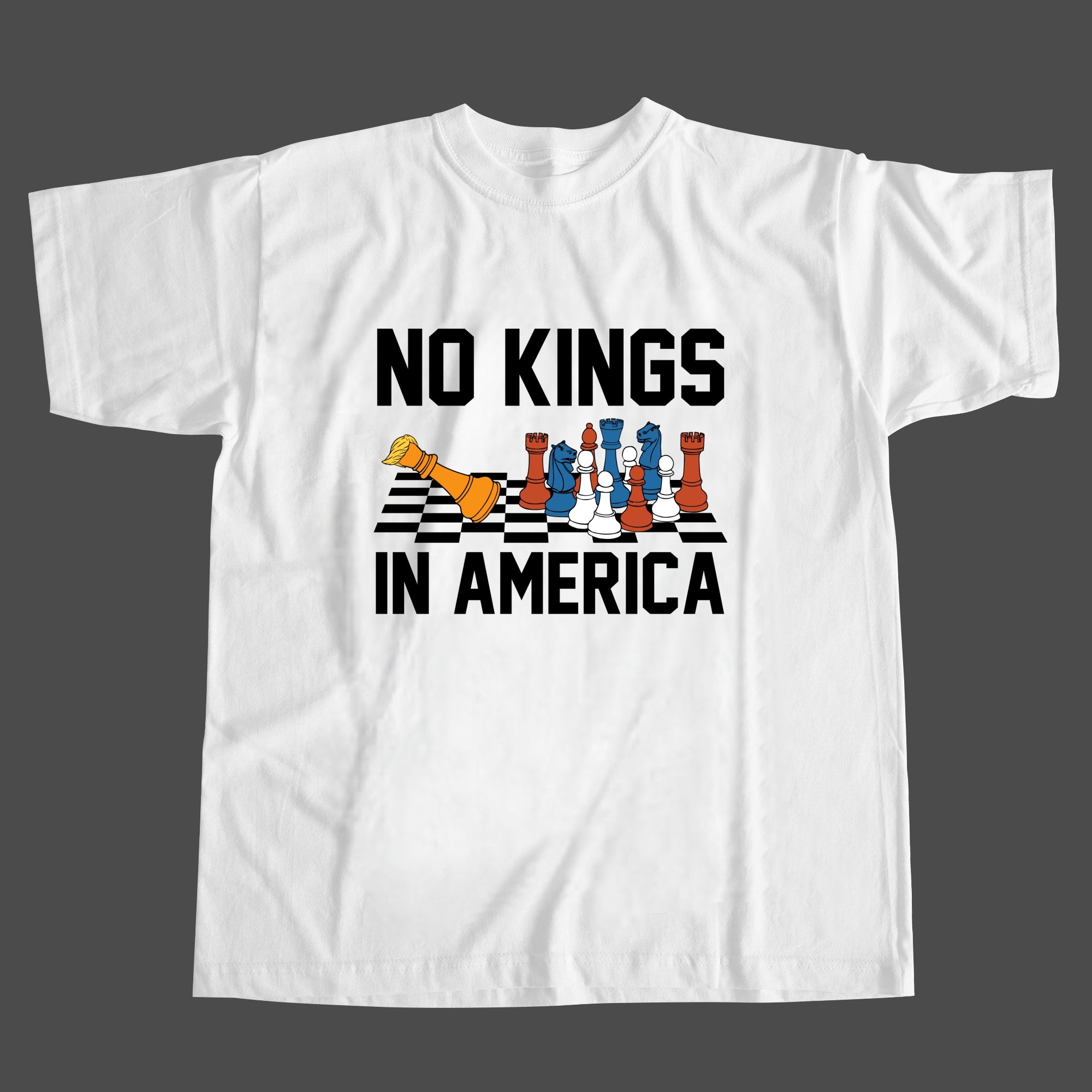 America Has No Kings Print T-Shirt