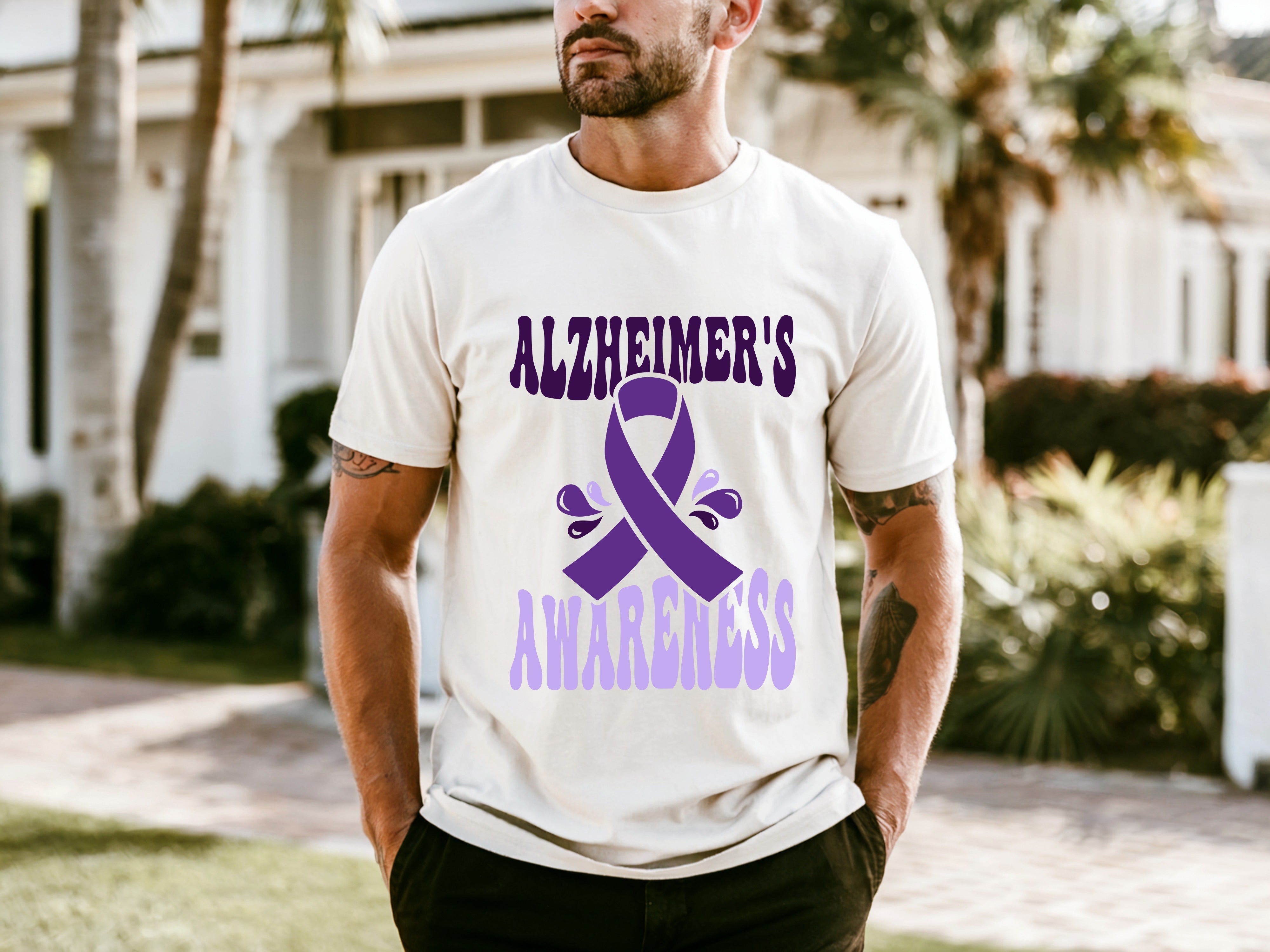 Alzheimer's Men's Breathable T-Shirt
