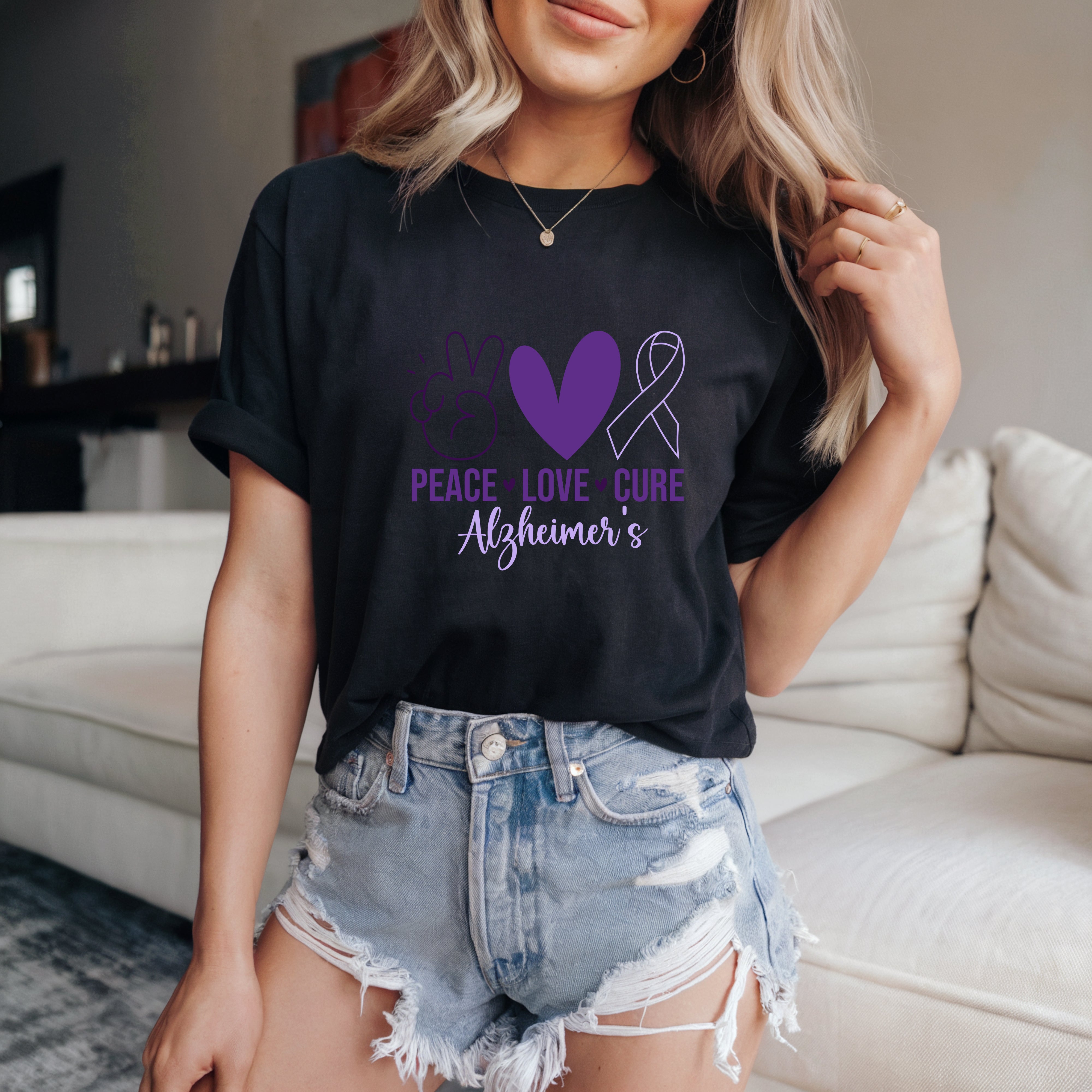 Alzheimer's Women's Slim Short Sleeve