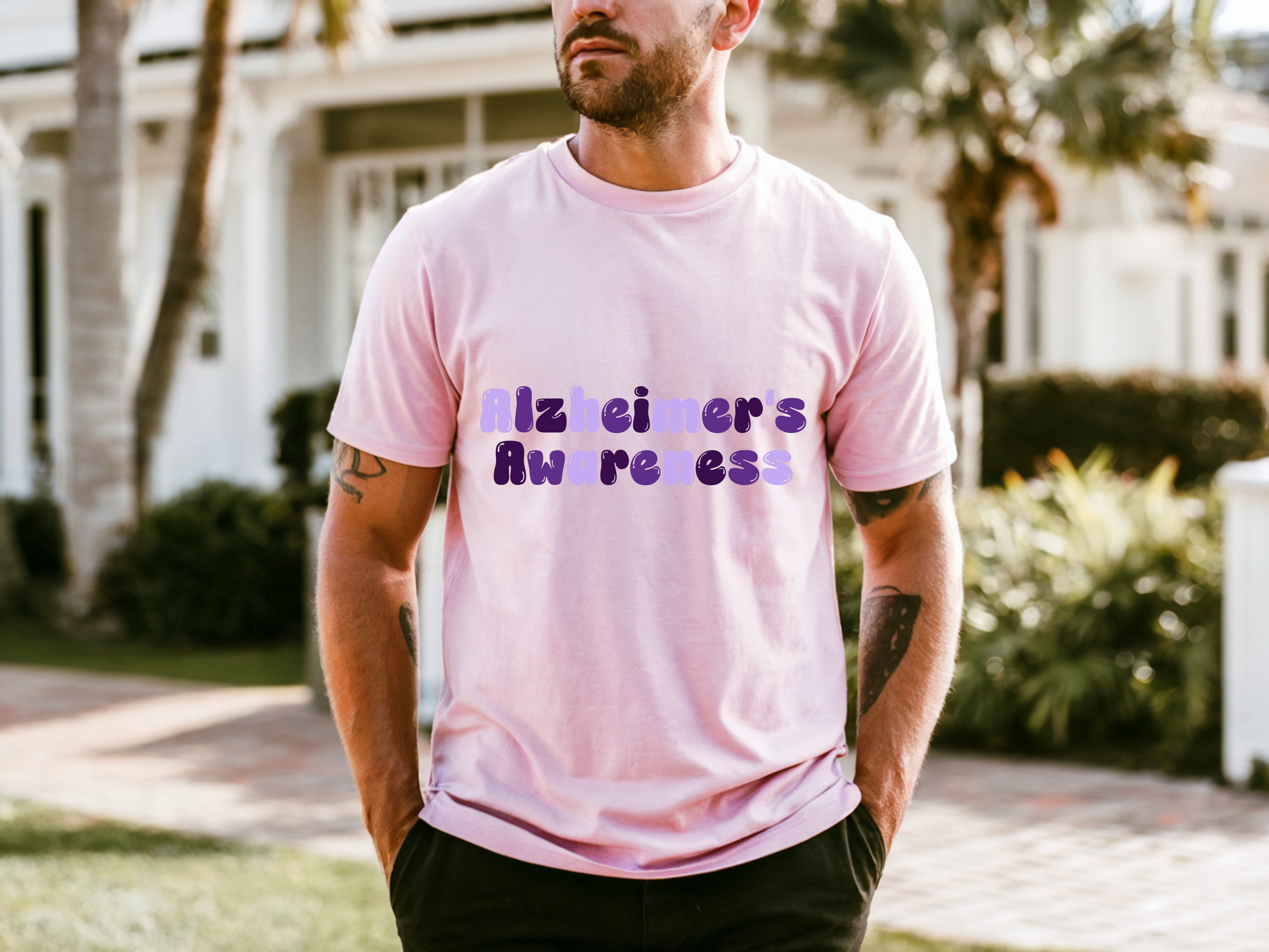 Alzheimer's Men's Summer Cotton T-Shirt