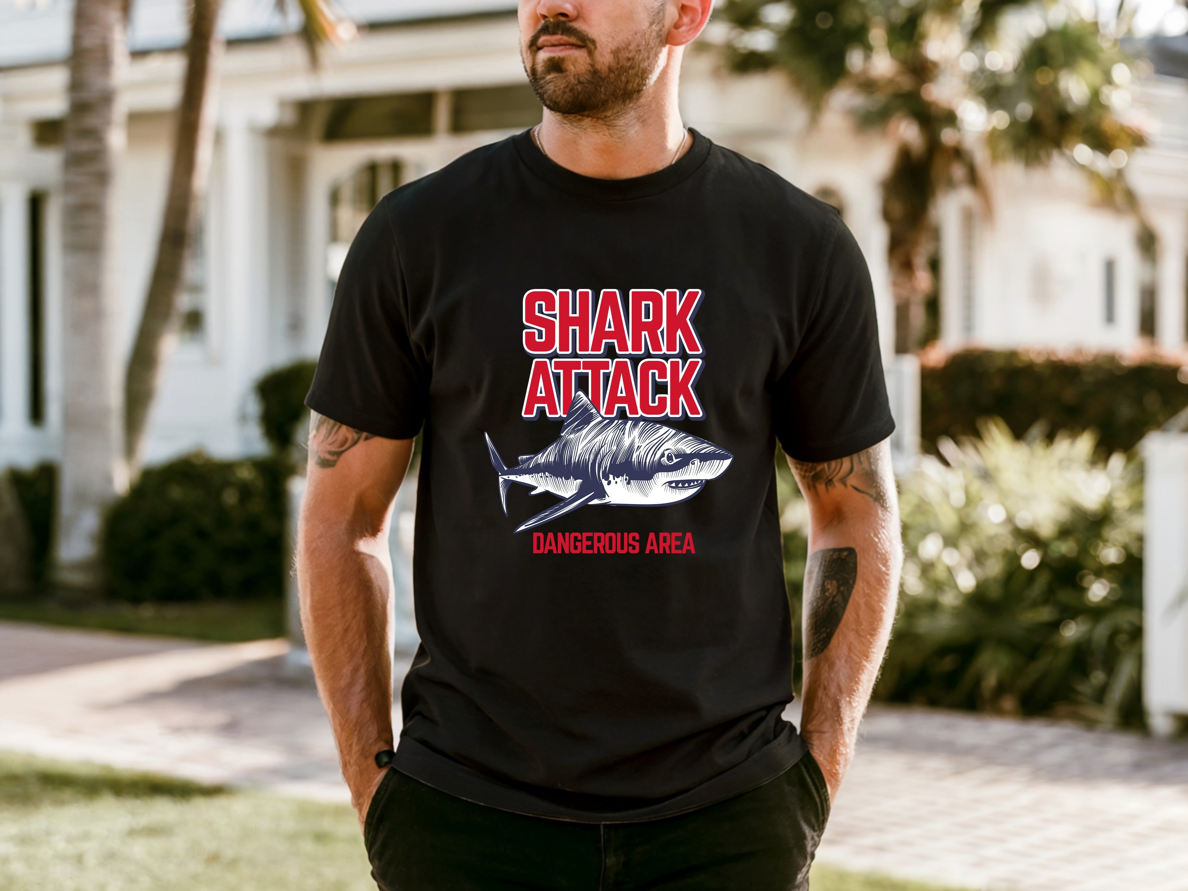 Jaws Men's Dopamine Cotton Short Sleeve