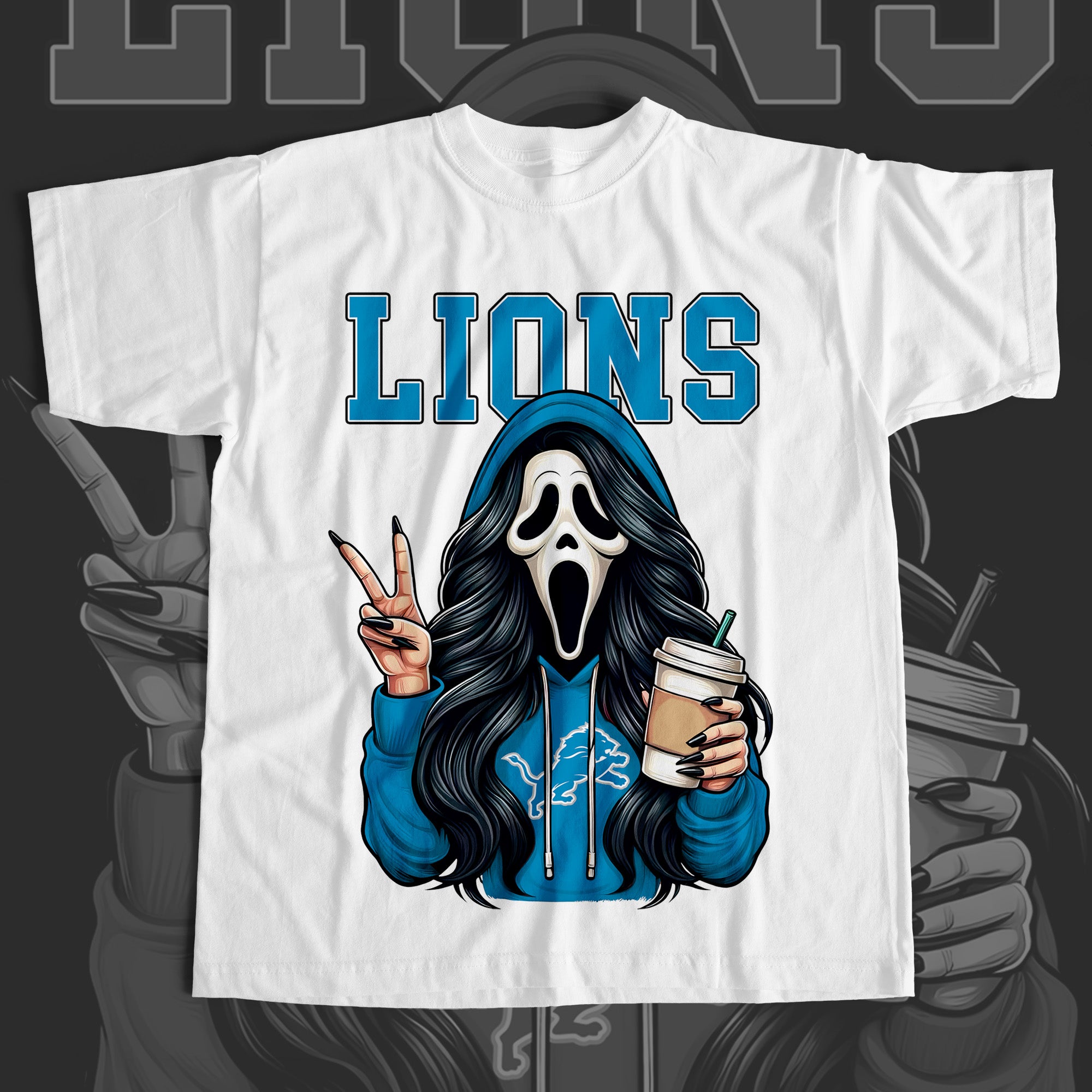 Ghostface Scream LIONS T-shirt