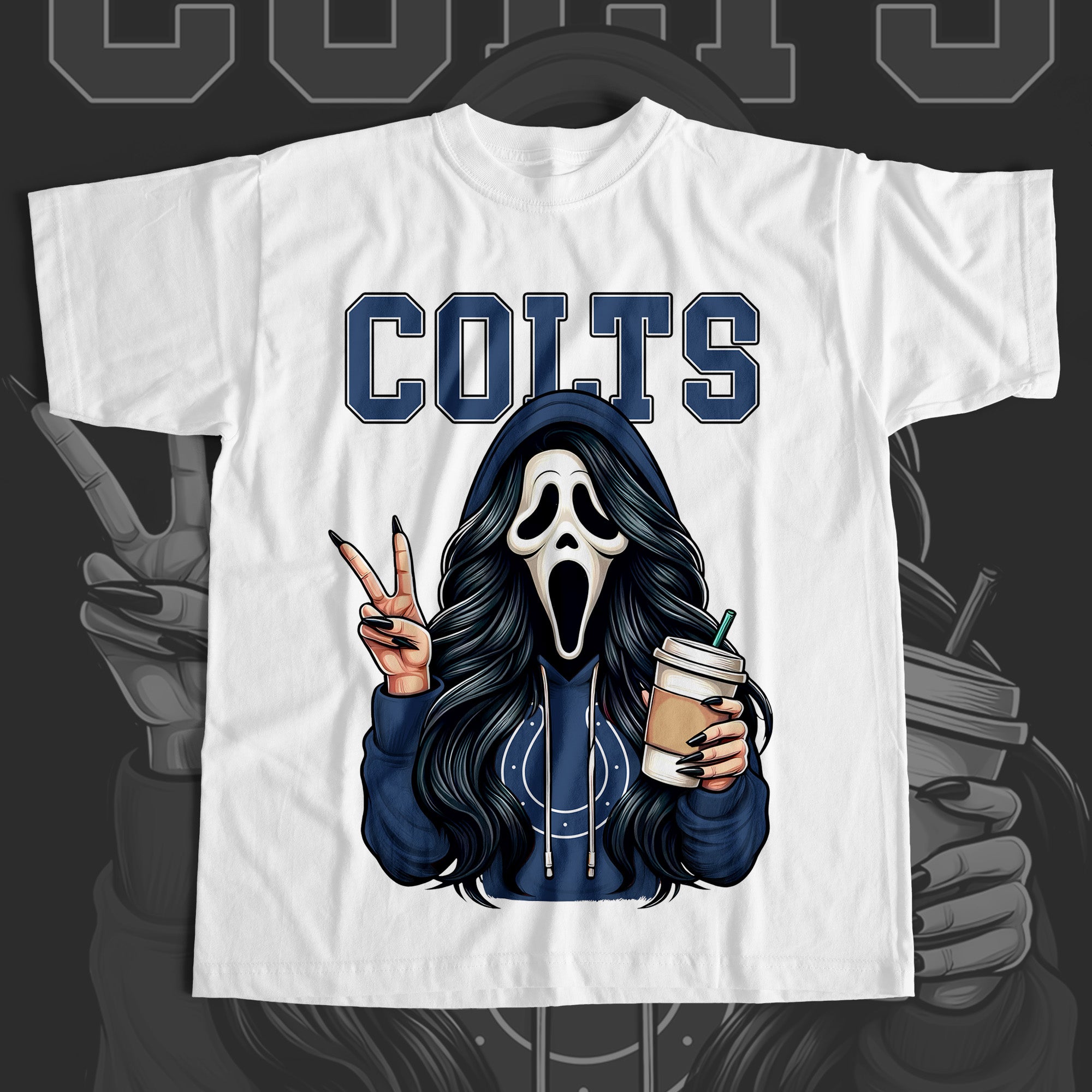 Ghostface Scream COLTS T-shirt