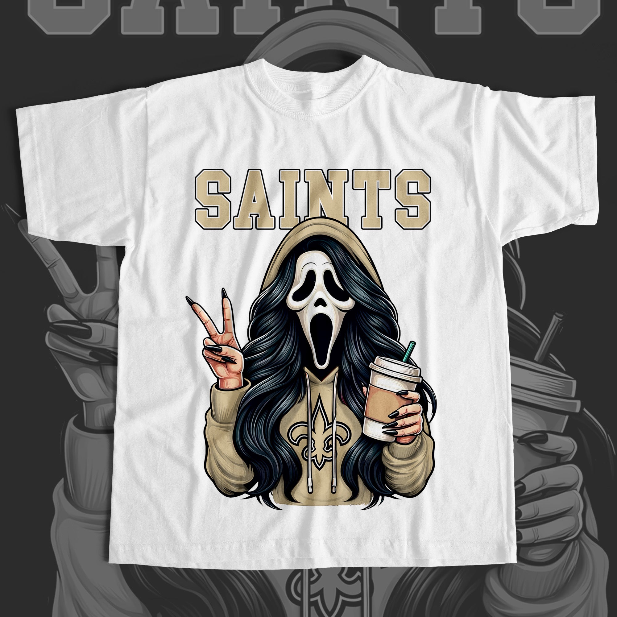 Ghostface Scream SAINTS T-shirt