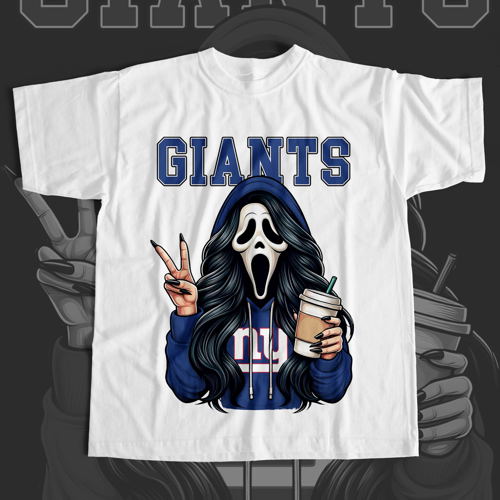 Ghostface Scream GIANTS T-shirt