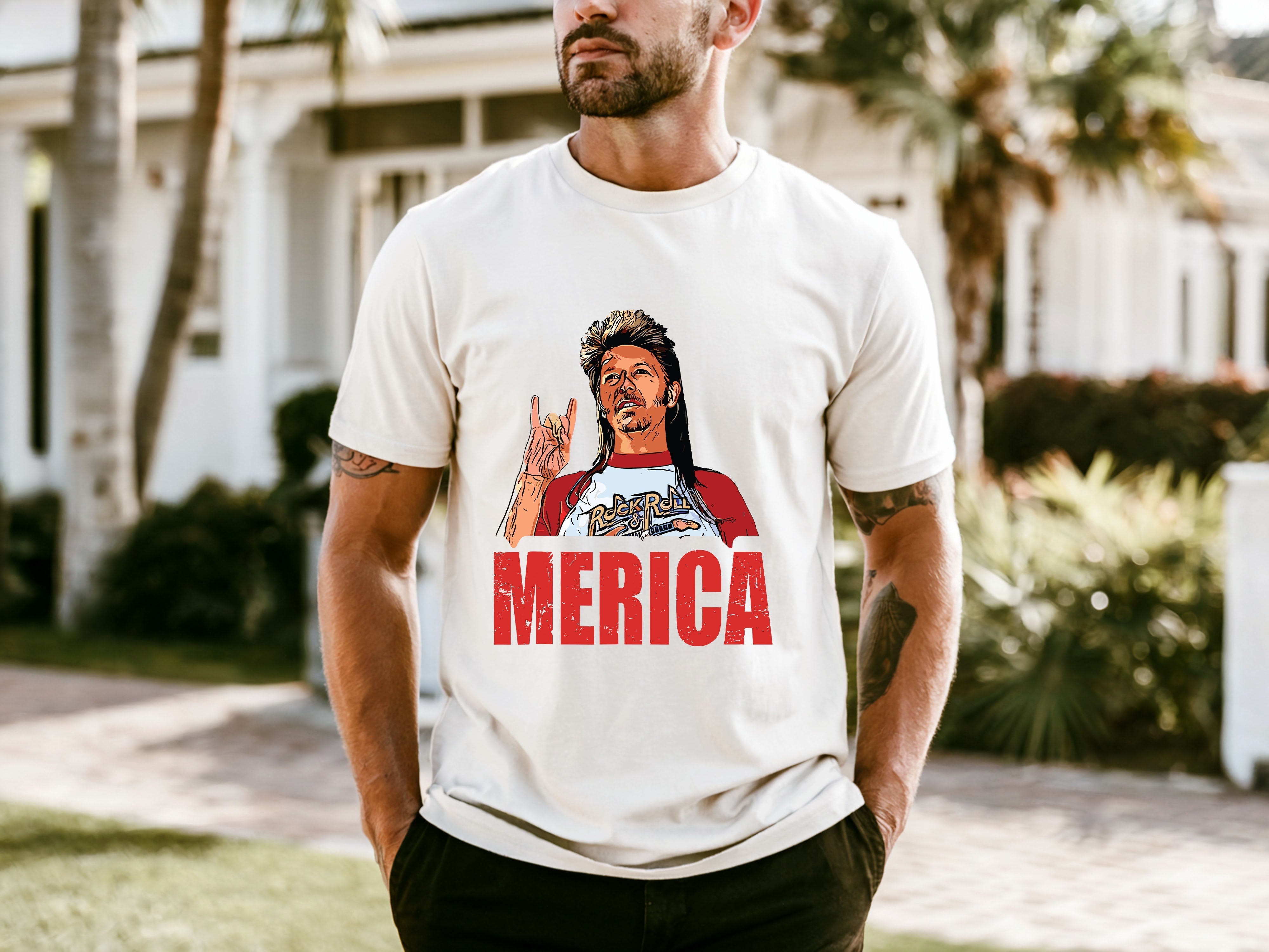 Joe Dirt Men's  T-Shirt Round Neck Loose